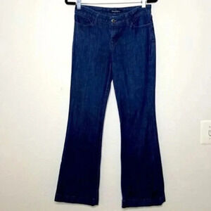 David Kahn size 27 dark blue wash bootcut